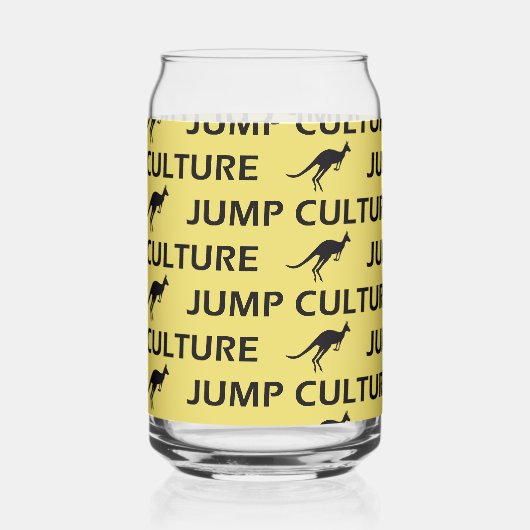 kangaroo blikvorm glas (Achterkant)