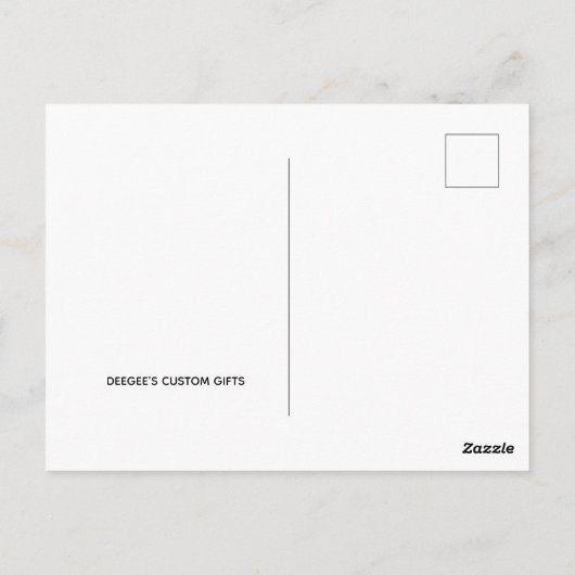 Kangaroo Briefkaart (Achterkant)