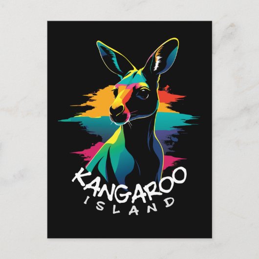 Kangaroo Briefkaart (Voorkant)