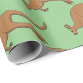 Kangaroo Cadeaupapier (Rol Hoek)
