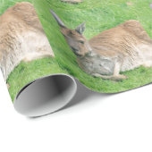 Kangaroo Cadeaupapier (Rol Hoek)
