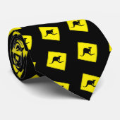 Kangaroo Crossing Stropdas (Opgerold)