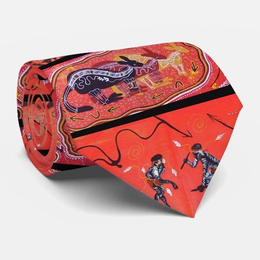 Kangaroo Dance Cravate autochtone (Roulé)