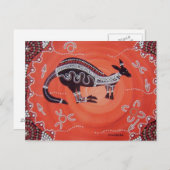 Kangaroo Dreaming Briefkaart (Voorkant / Achterkant)