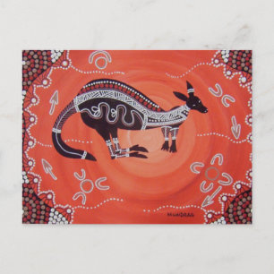 Kangaroo Dreaming Briefkaart