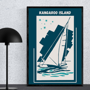 Kangaroo-eiland in Australië - maaltijden Poster