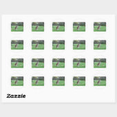 Kangaroo en Joey Ronde Sticker (Vel)
