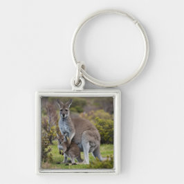 Kangaroo en Joey Sleutelhanger
