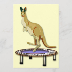 Kangaroo en Trampoline Kaart