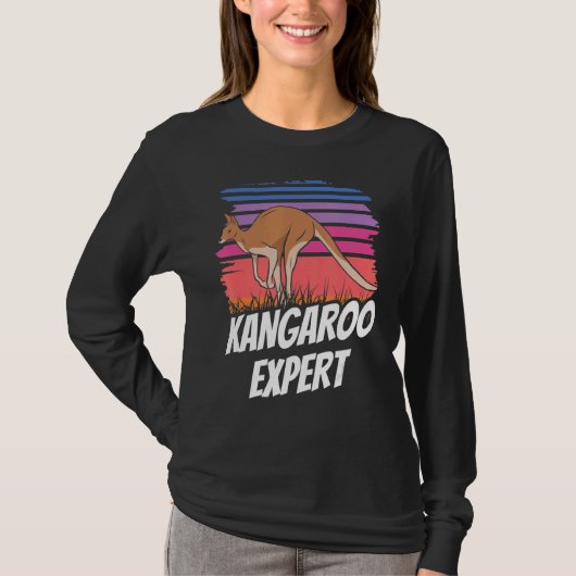 Kangaroo Expert Australia Kangaroos Animal T-shirt (Voorkant)