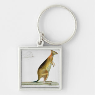 Kangaroo, gegraveerd door Coutant Sleutelhanger