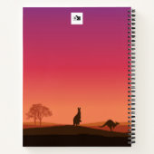 Kangaroo Gepersonaliseerd Notitieboek (Achterkant)