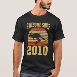 Kangaroo Geweldige sinds 2010 12e verjaardag 12 ja T-shirt