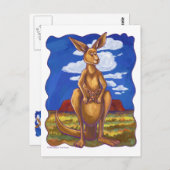 Kangaroo Gifts & Accessoires Briefkaart (Voorkant / Achterkant)