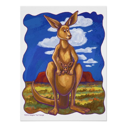 Kangaroo Gifts & Accessoires Perfect Poster (Voorkant)