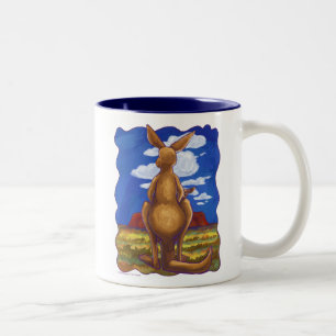 Kangaroo Gifts & Accessoires Tweekleurige Koffiemok