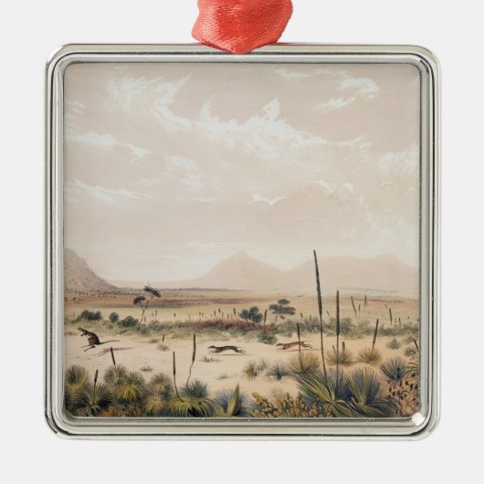 Kangaroo Hunt Metalen Ornament (Voorkant)