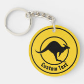 Kangaroo Icon-Sleutelhanger Sleutelhanger (Voorkant)