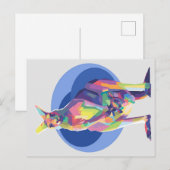 Kangaroo in de pop | Perfect geschenk Aankondigingskaart (Voorkant / Achterkant)