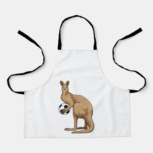 Kangaroo in de sport schort (Voorkant)