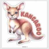 KANGAROO (JOEY) - STICKER DE NURSERY (Feuille)