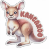 KANGAROO (JOEY) - STICKER DE NURSERY (Devant)