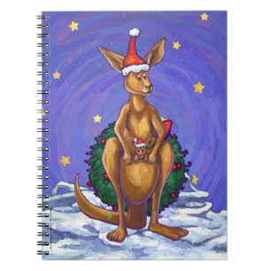 Kangaroo kerstSterrennacht Notitieboek
