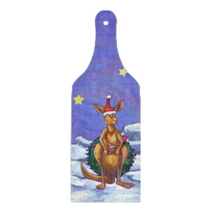 Kangaroo kerstSterrennacht Snijplank