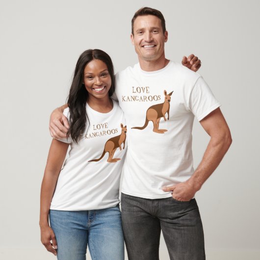 Kangaroo Love Australian Animals T-shirt (Unisex)