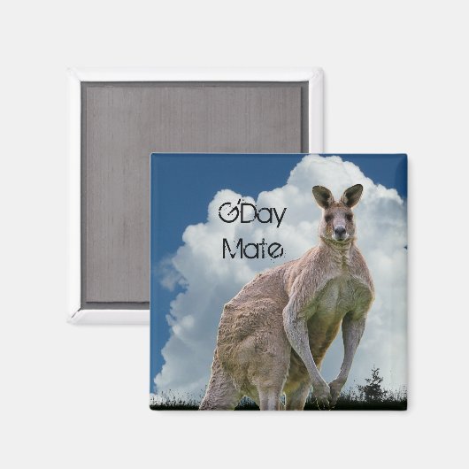 Kangaroo Magnet Magneet (Voorkant / Achterkant)