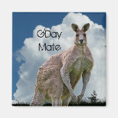 Kangaroo Magnet Magneet (Voorkant)