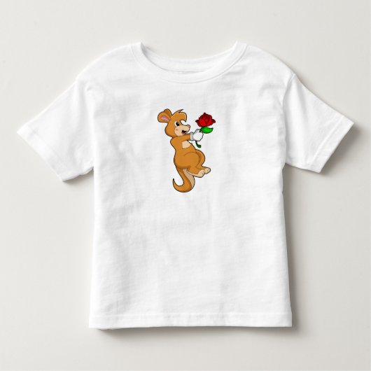 Kangaroo met ventilator kinder shirts (Voorkant)