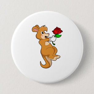 Kangaroo met ventilator ronde button 7,6 cm