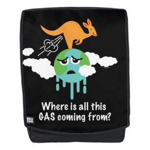 Kangaroo Methane Fart Rugtassen