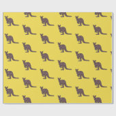 Kangaroo Mosaic Cadeaupapier (Vlak)