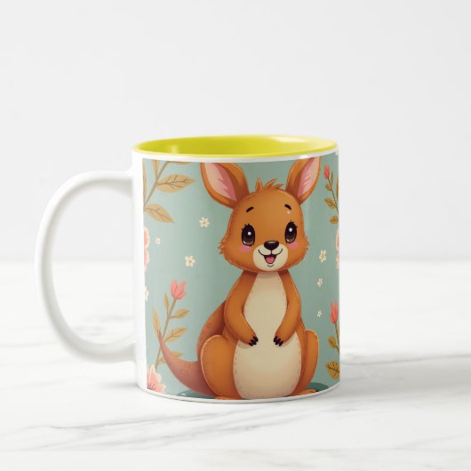 Kangaroo Mug & Cup (Gauche)