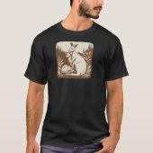 Kangaroo-ontwerp T-shirt (Voorkant)