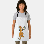 Kangaroo op volleybalsport schort (Insitu)