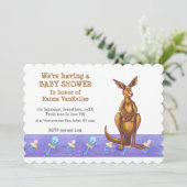 Kangaroo Party Center Kaart (Staand voorkant)