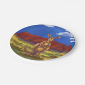 Kangaroo Party Center Papieren Bordje (Gekanteld)