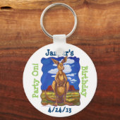 Kangaroo Party Center Sleutelhanger (Voorkant)