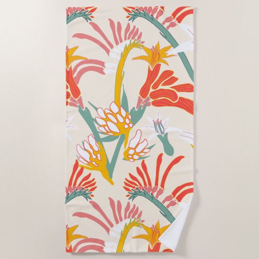 Kangaroo Paw Strandlaken (Voorkant)