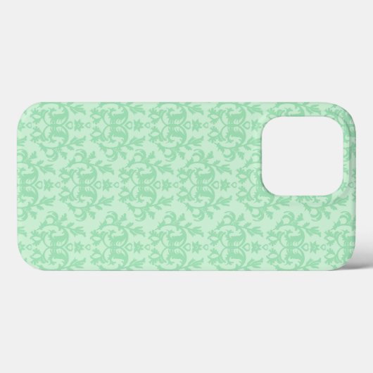 Kangaroo Paws damask mint green Case-Mate iPhone Case (Achterkant (horizontaal))