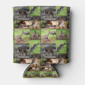 Kangaroo Photo Collage Blikjeskoeler (Voorkant)