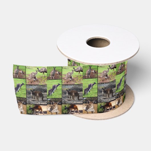 Kangaroo Photo Collage Lint (Spoel)