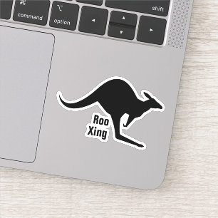 Kangaroo-pictogram Sticker