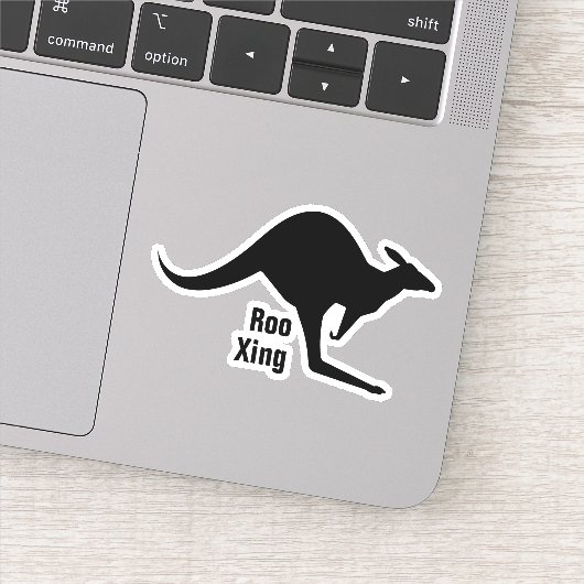 Kangaroo-pictogram Sticker (Detail)