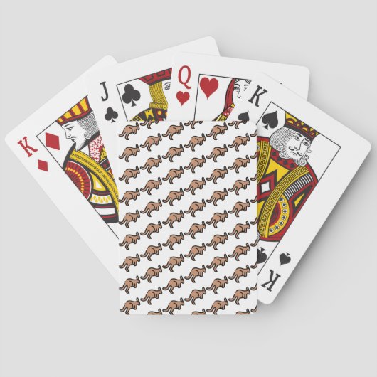 Kangaroo Pokerkaarten (Achterkant)