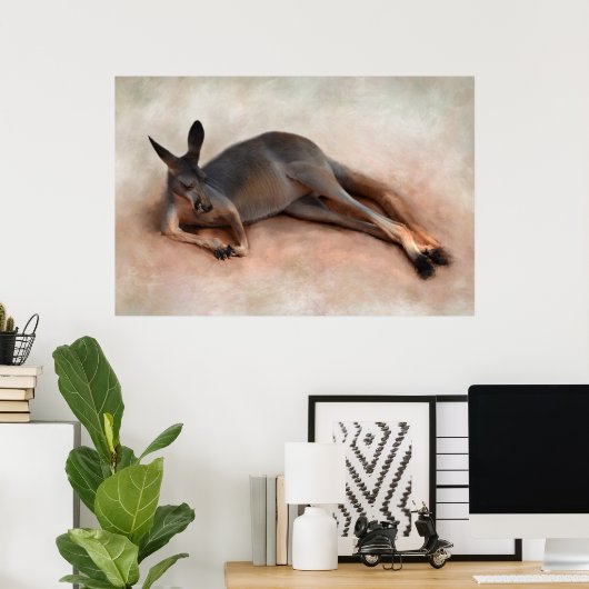 Kangaroo Poster (Thuiskantoor)