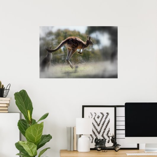 Kangaroo Poster (Thuiskantoor)